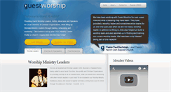 Desktop Screenshot of guestworship.org